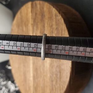 Size‎ 6.5 sterling simplistic antique ring R252